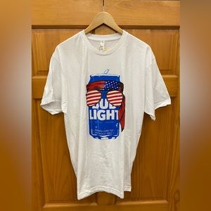 NWOT Unisex Bud Light 100% Cotton Tee